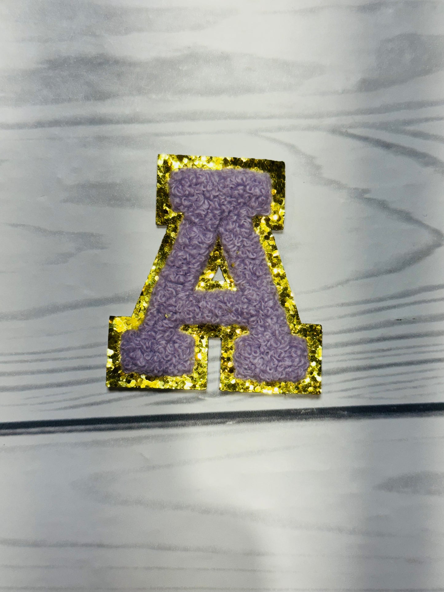 A PURPLE GOLD GLITTER