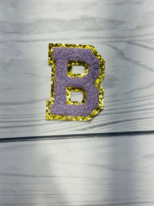 B PURPLE GOLD GLITTER