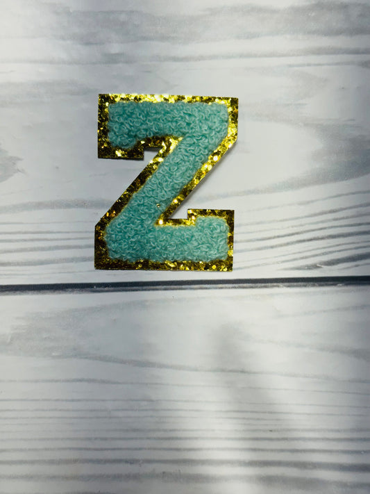 Z TEAL GOLD GLITTER