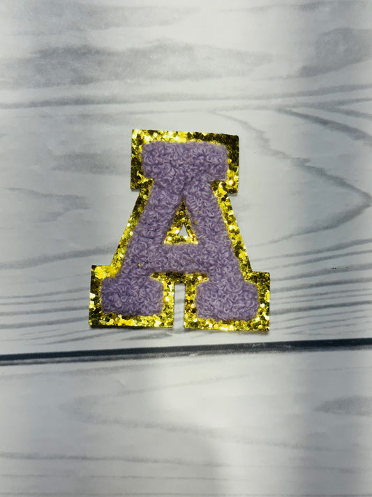 A PURPLE GOLD GLITTER